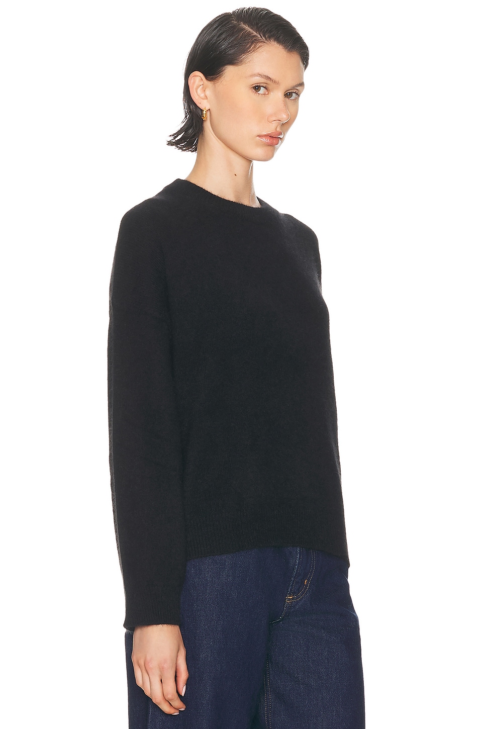 Loulou De Saison Tristan Sweater In Black