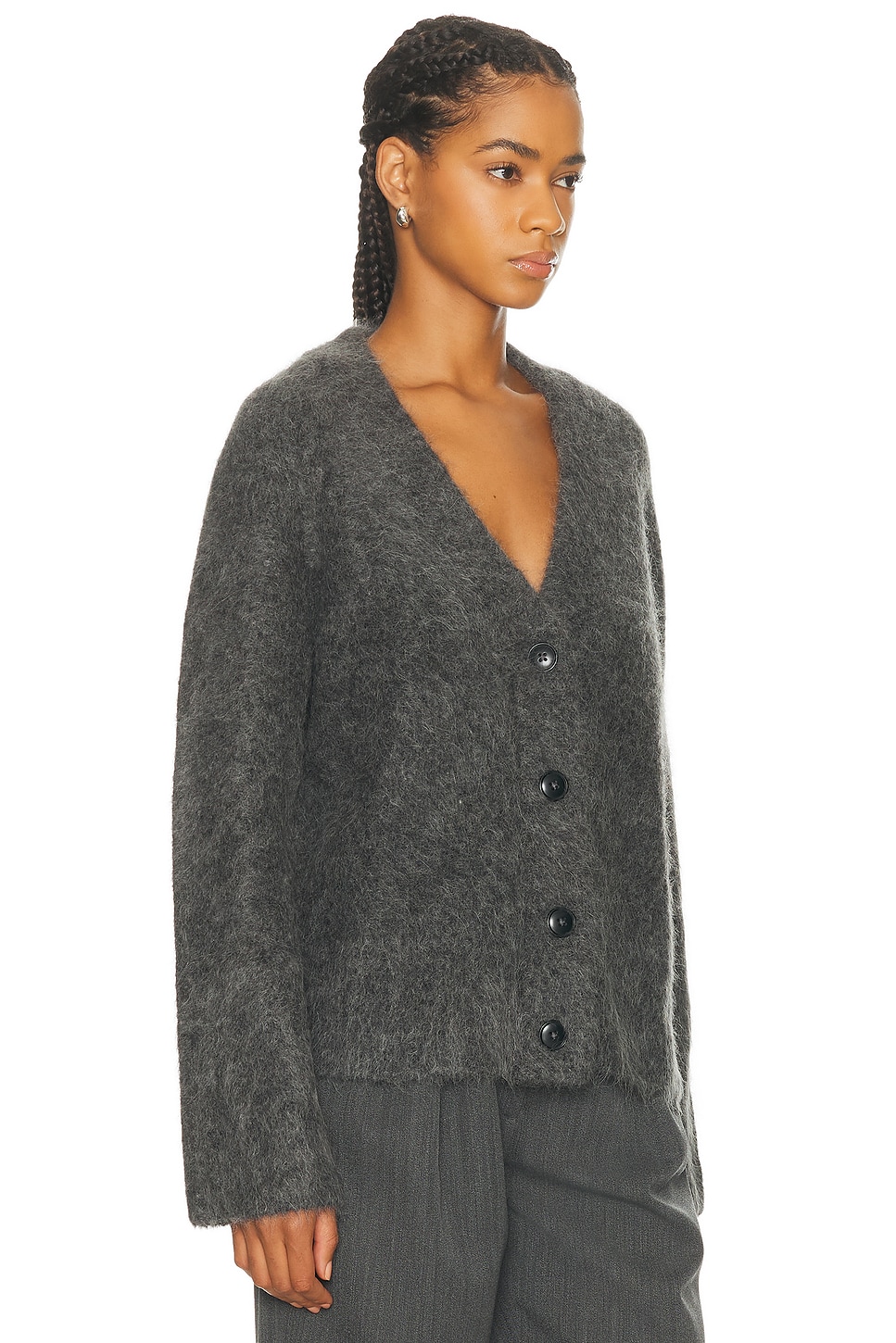 Loulou De Saison Lynn Sweater In Gray