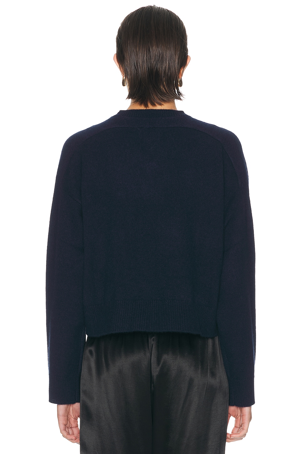 Anzor V-Neck Saddle-Sleeve Sweater