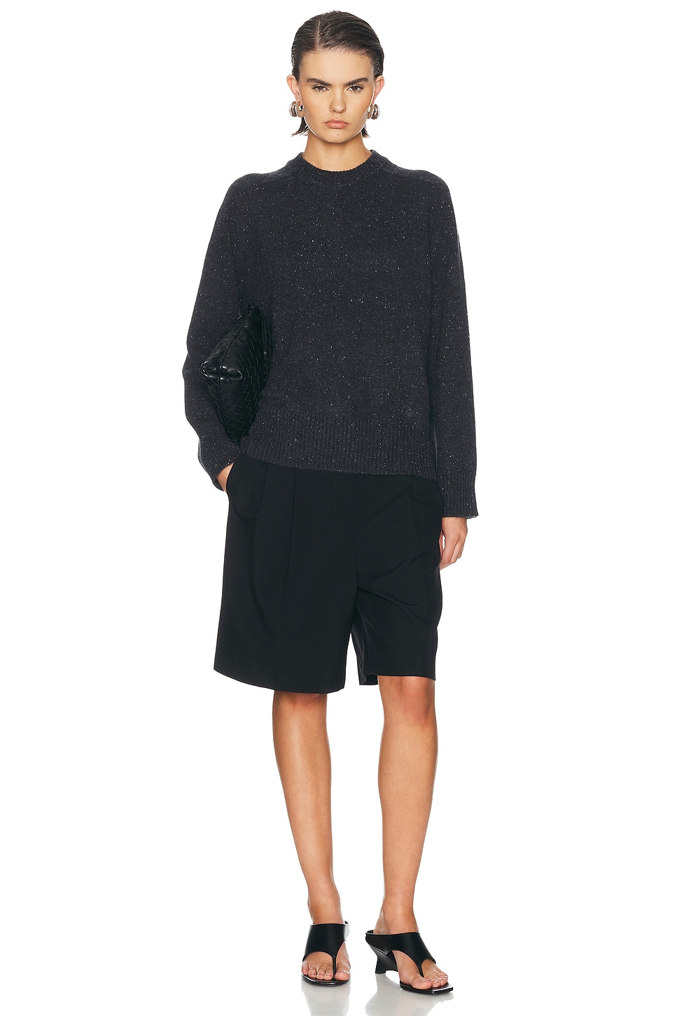 Baltra Saddle Sleeve Crewneck Sweater