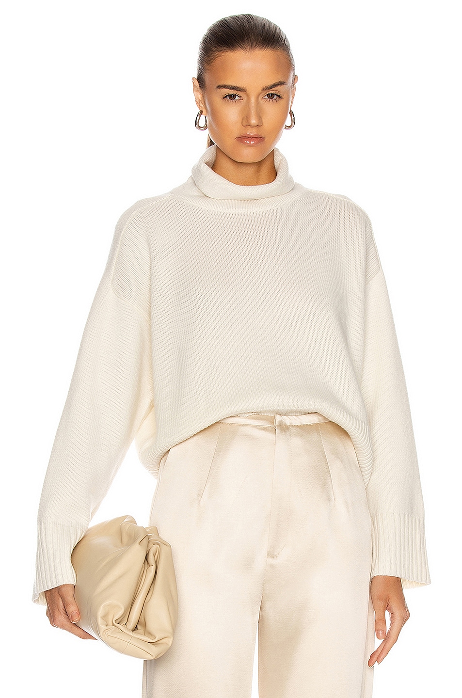 Image 1 of Loulou Studio Stintino Sweater in Ivory