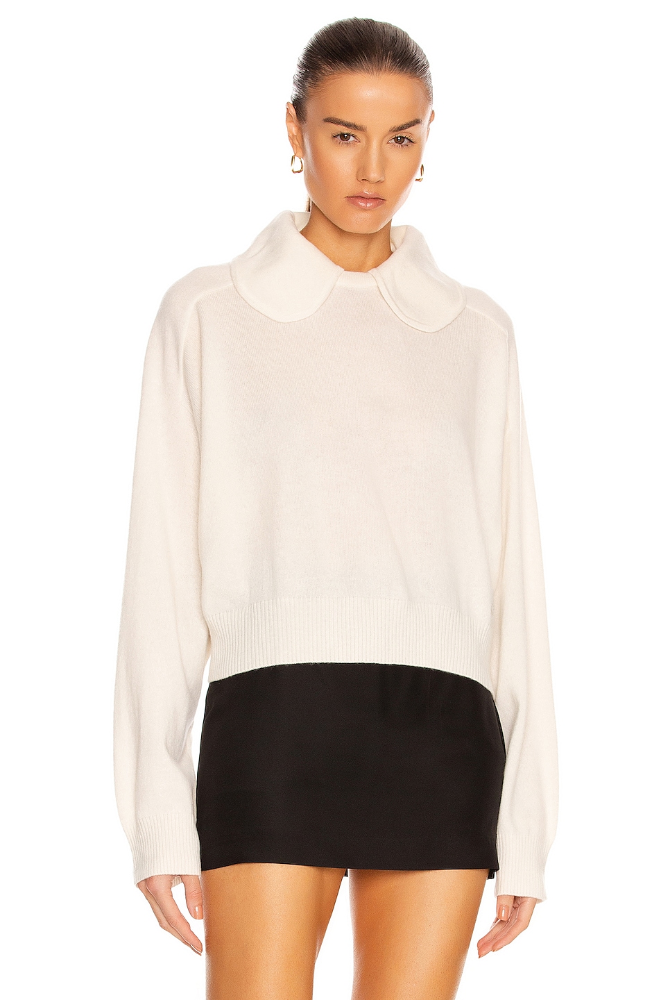 Image 1 of Loulou Studio Clarion Cashmere Sweater in Ivory