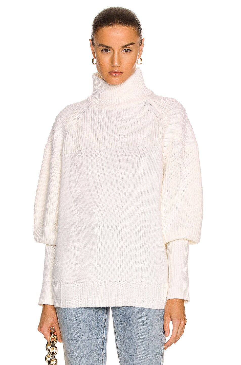 Image 1 of Loulou Studio Tapia Sweater in Ivory