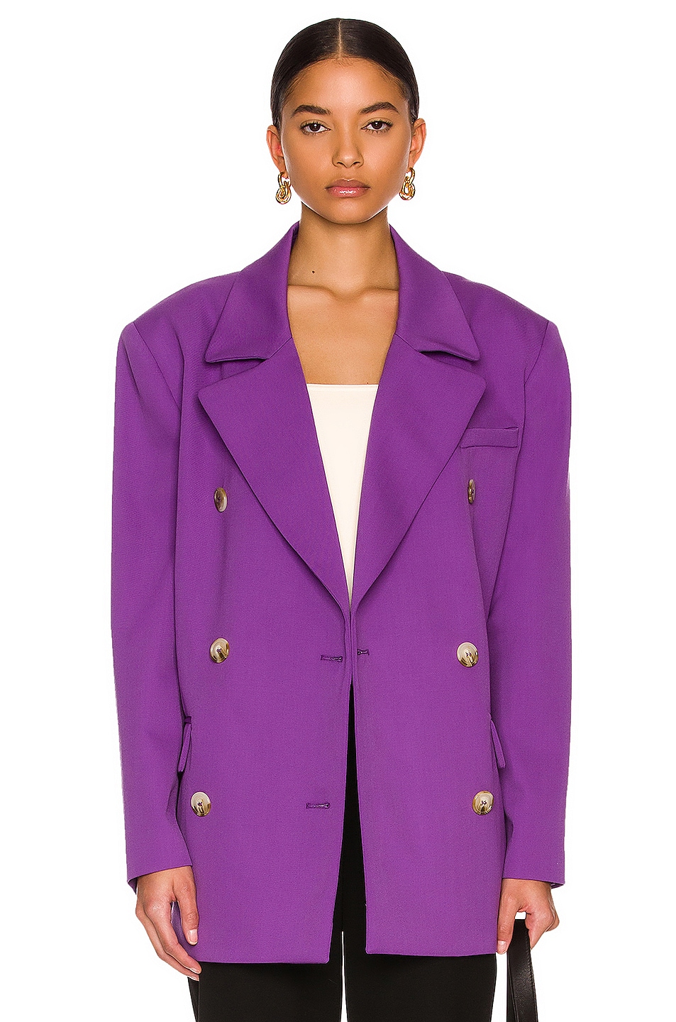 Image 1 of Loulou Studio Harat Blazer in Purple