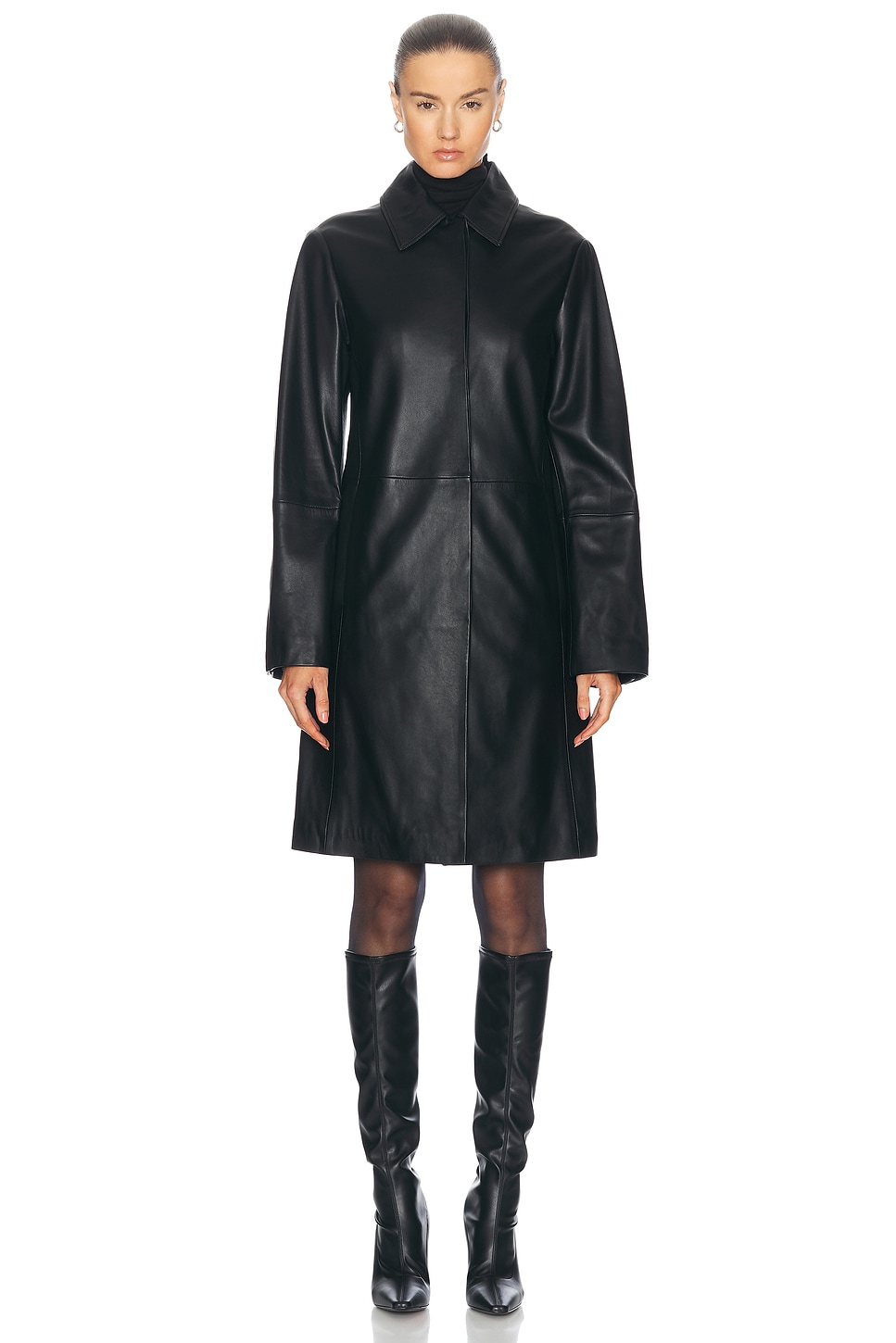 Loulou Studio Gilo Coat In Black