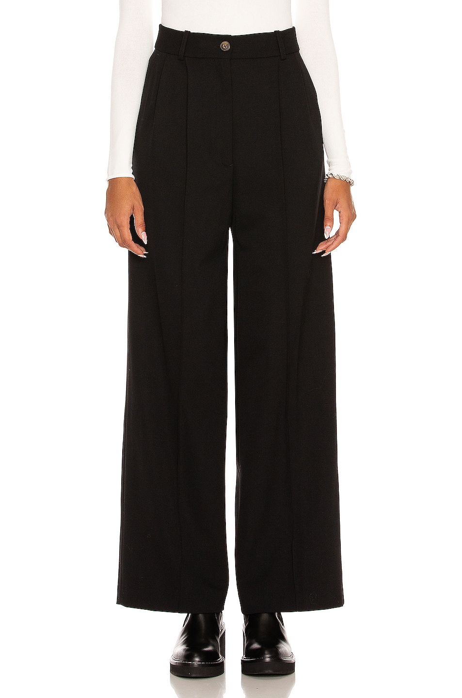 Image 1 of Loulou Studio Mouro Pant in Black