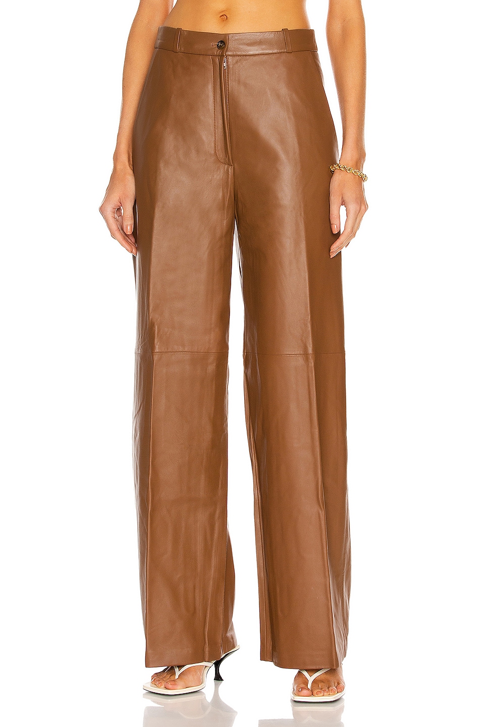 Image 1 of Loulou Studio Noro Pant in Camel