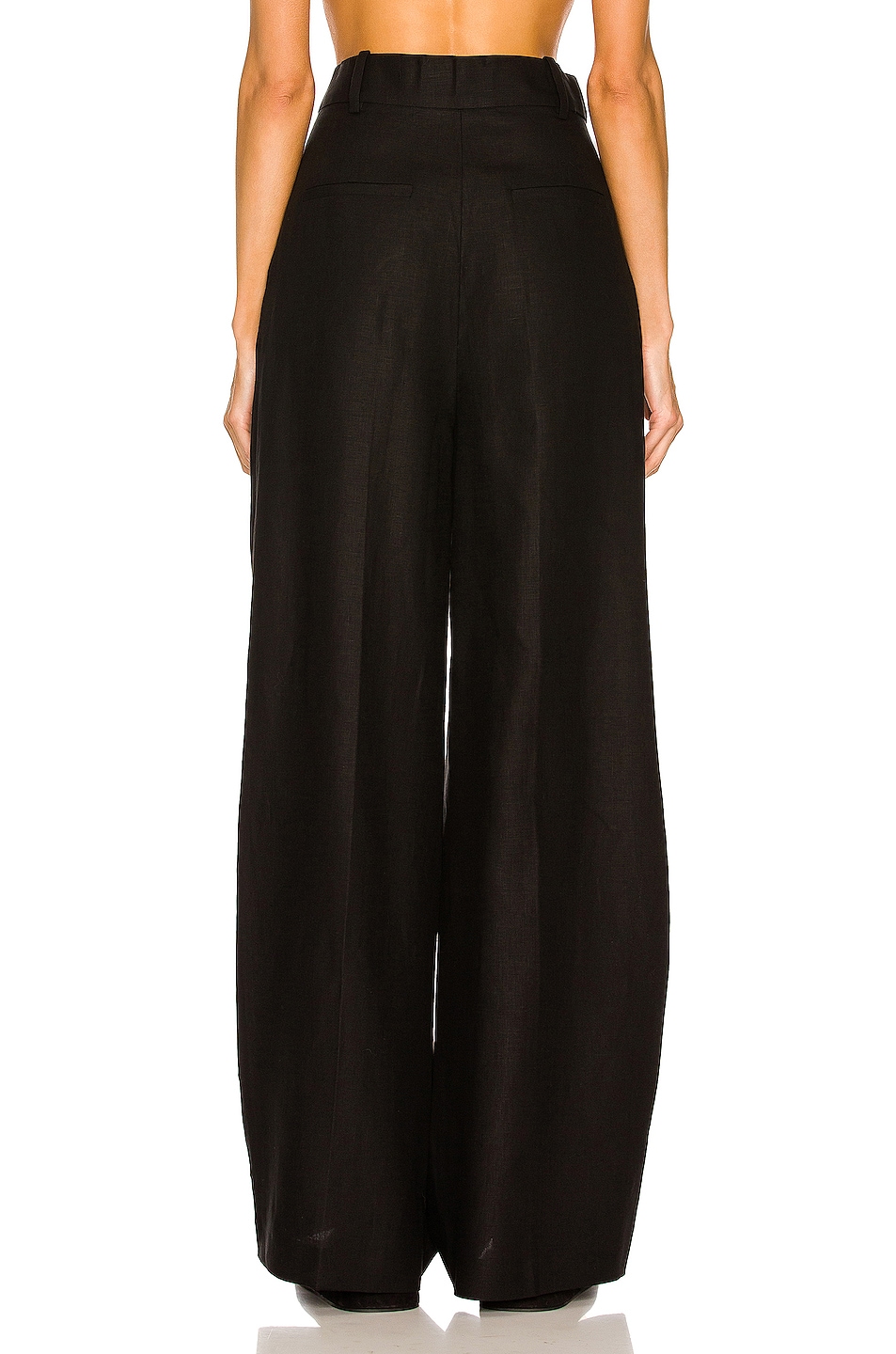 Loulou Studio Baiyan Pant in Black | FWRD