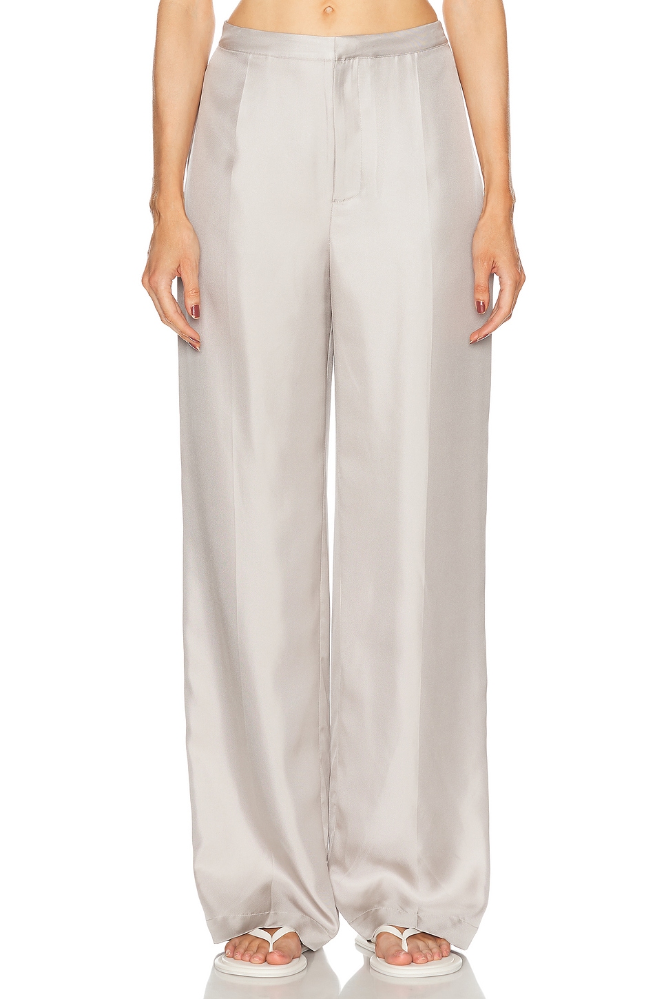 Image 1 of Loulou Studio Fafila Trouser in Grey