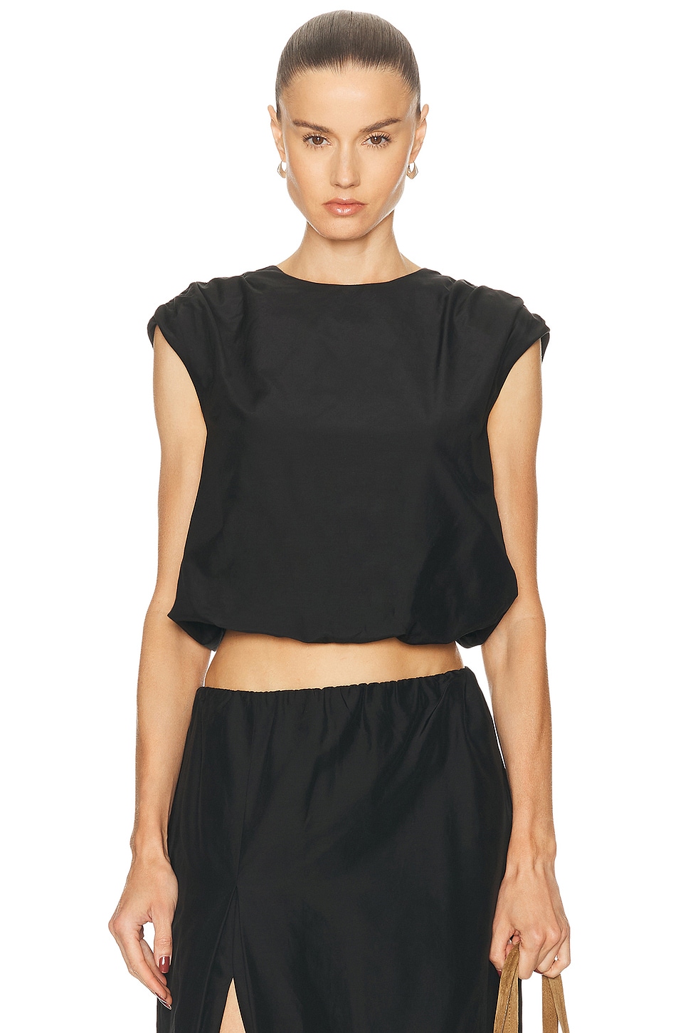 Image 1 of Loulou de Saison Cosma Top in Black
