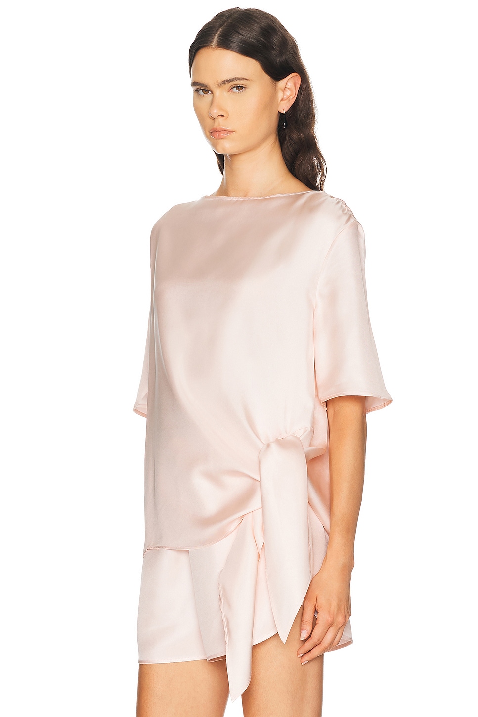 Loulou de Saison Mano Knotted Blouse | Thumbnail 2