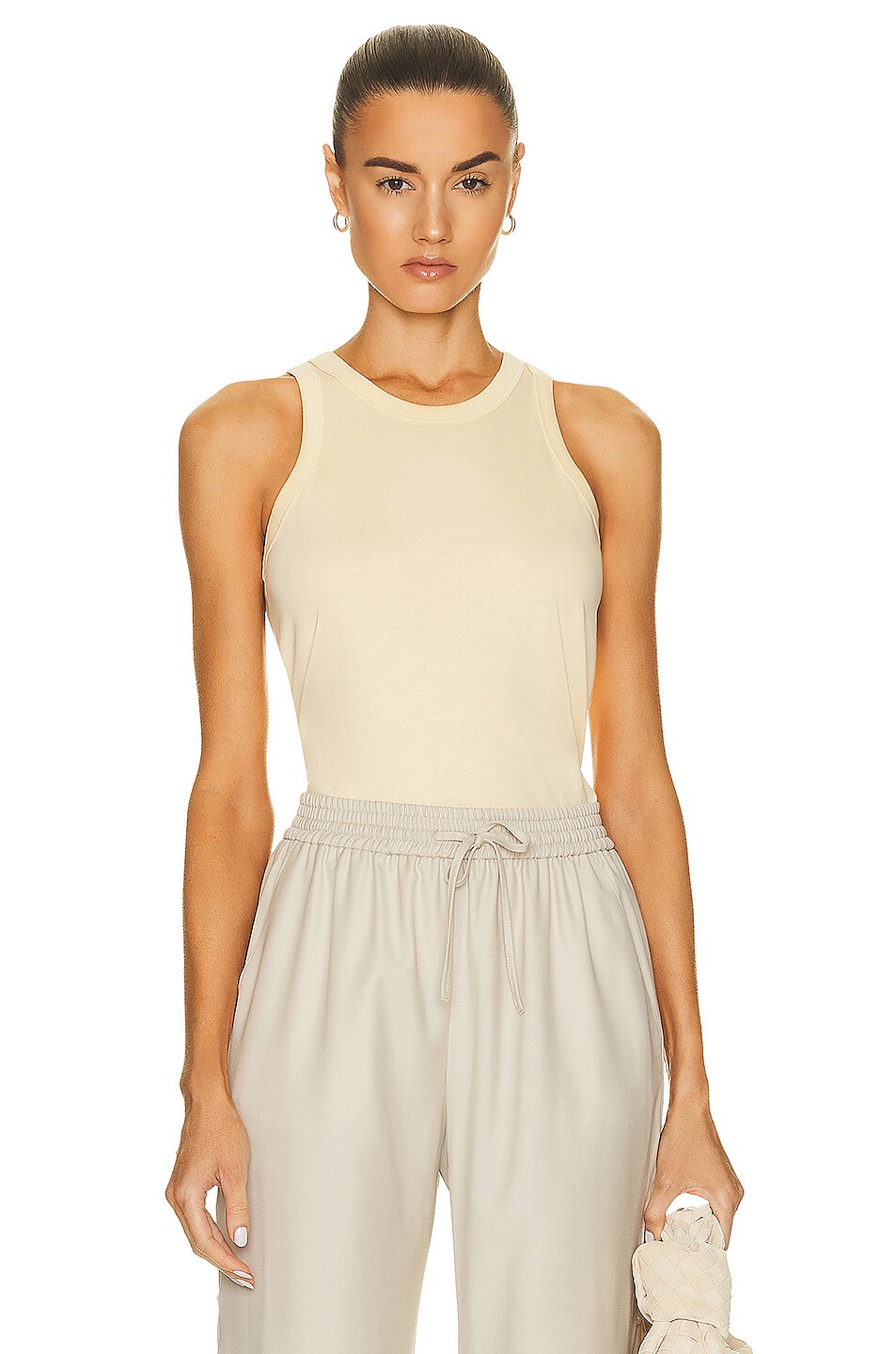 Image 1 of Loulou Studio Poso Tank Top in Apricot