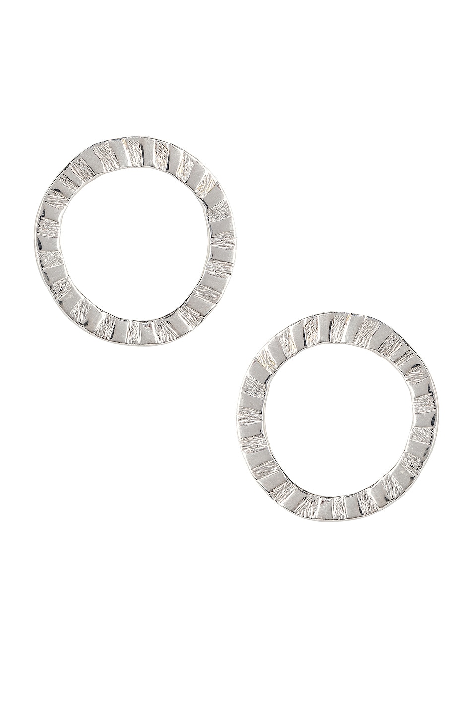 Image 1 of Lucy Folk Cairo Earrings in Sterling Silver