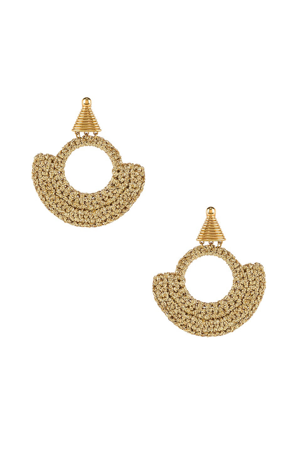 Image 1 of Lucy Folk Memphis Milano Earrings in Gold