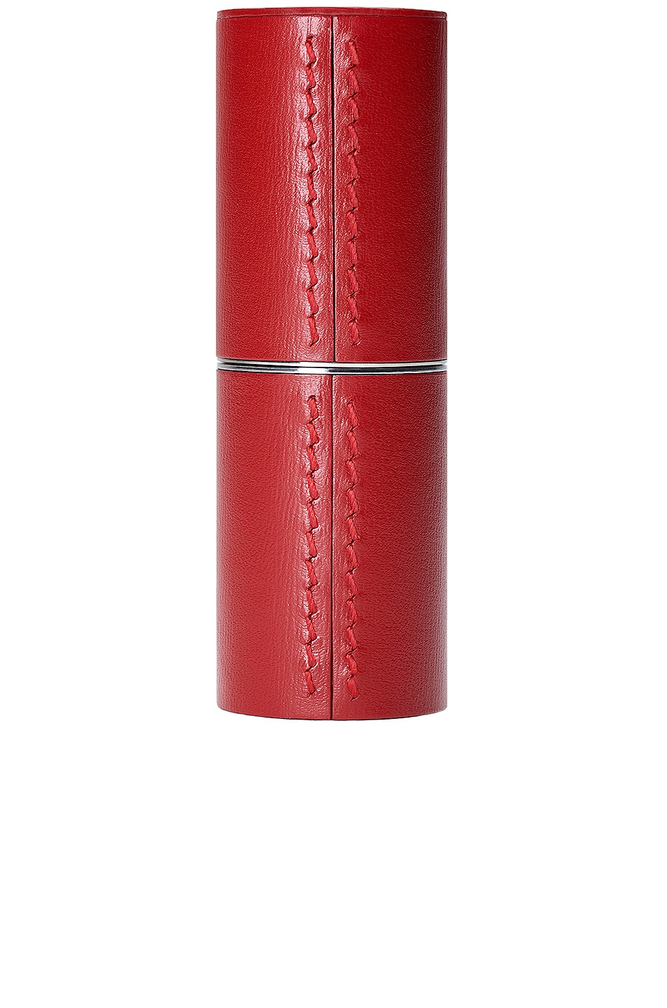 Refillable Leather Case in Red