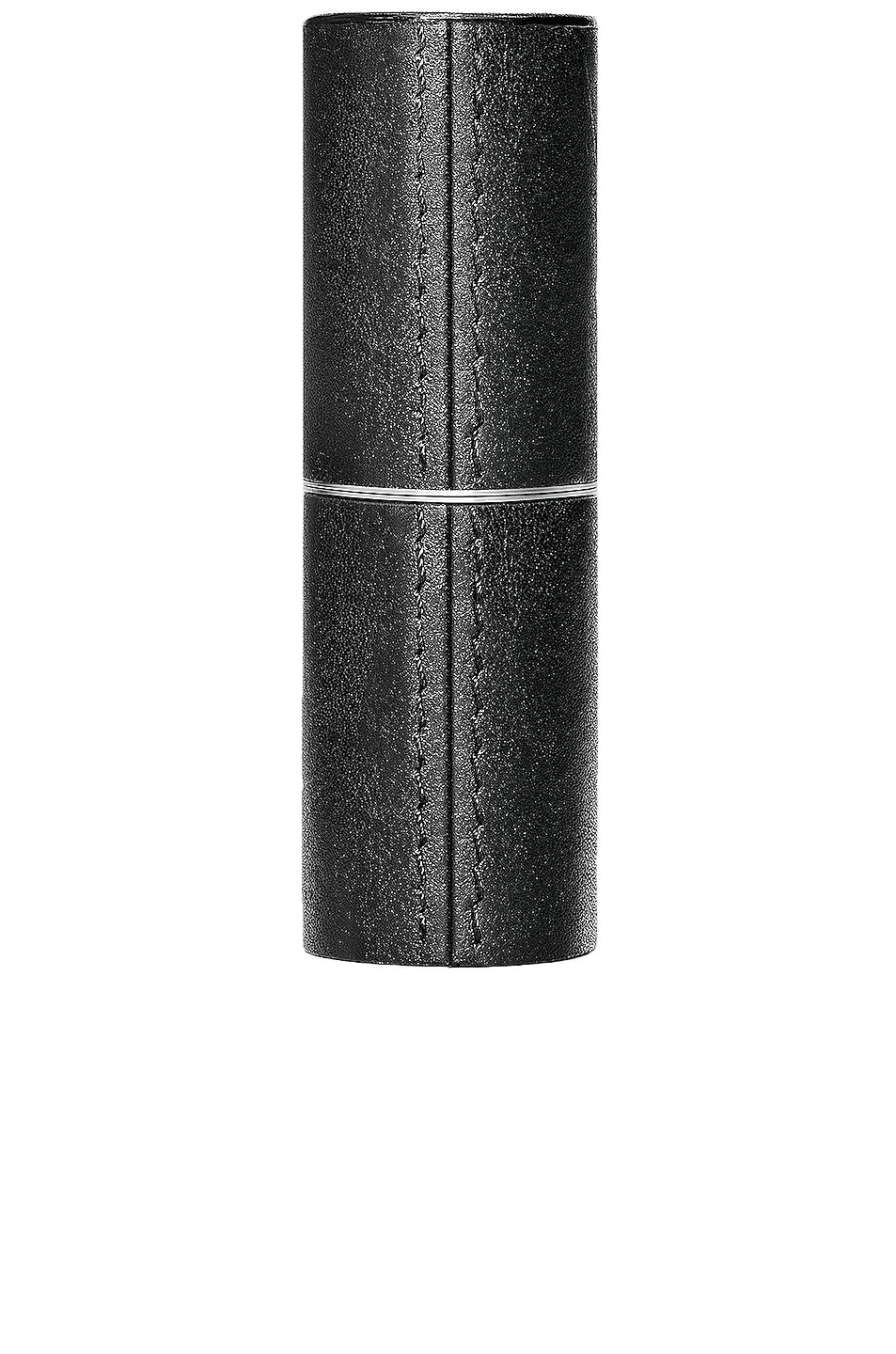 Refillable Leather Case in Black