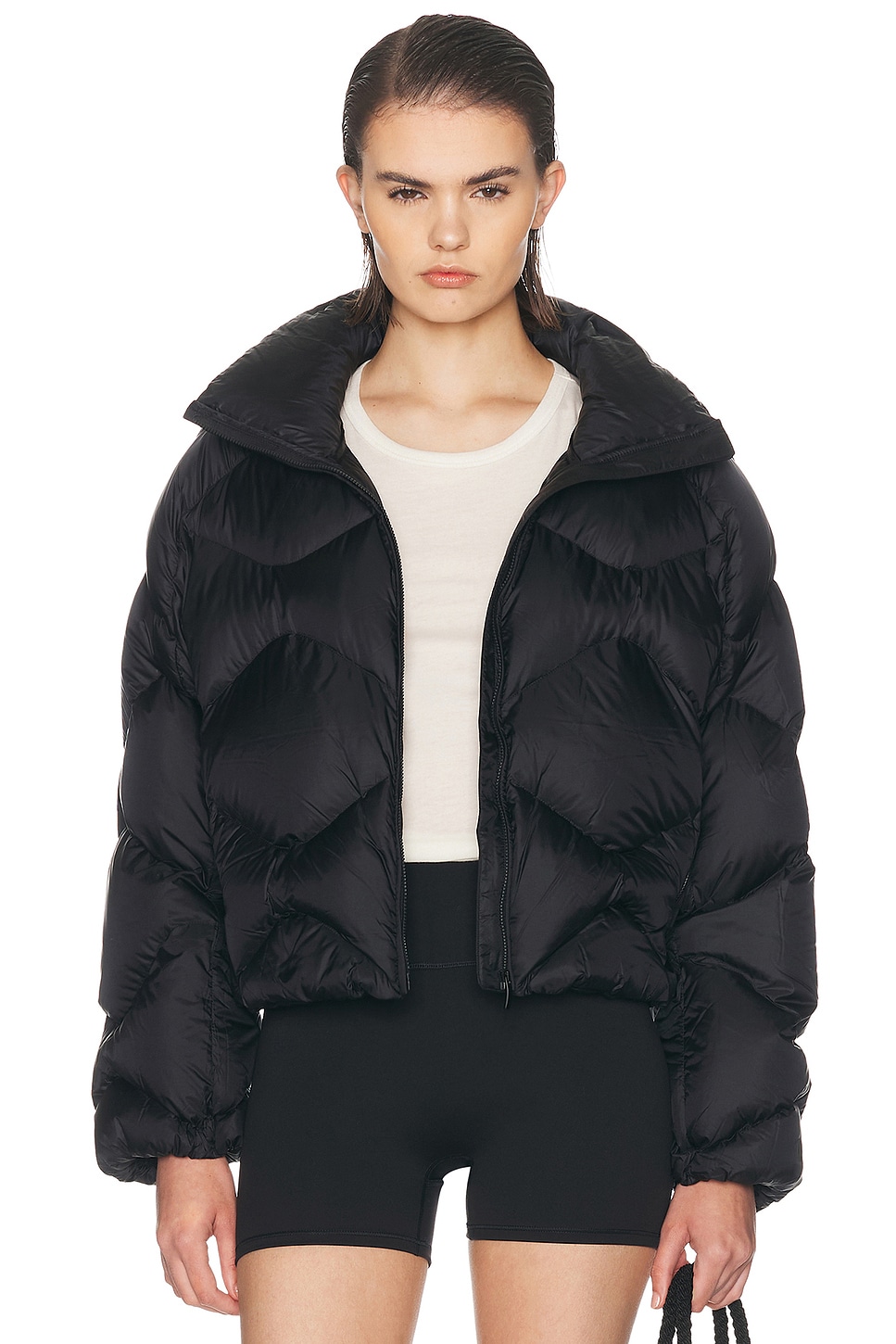 Lululemon Featherweight Cropped Quilted Puffer Jacket In Black