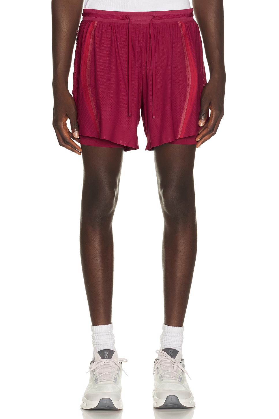 lululemon Fast and Free Airflow Running Short 6 in Red