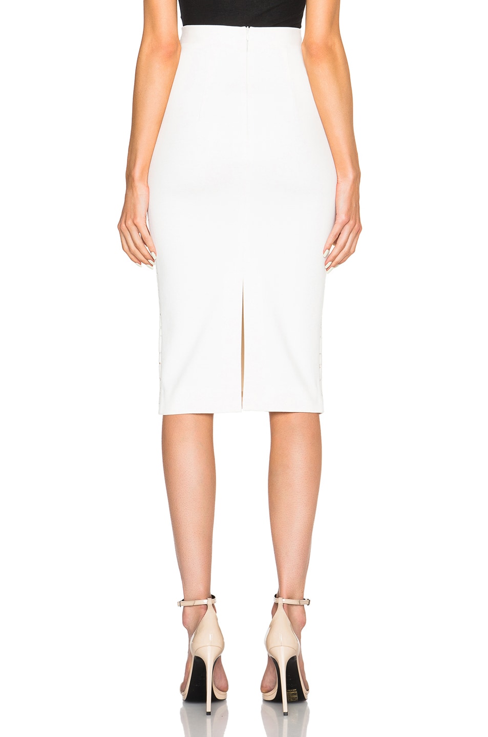pencil skirt ivory