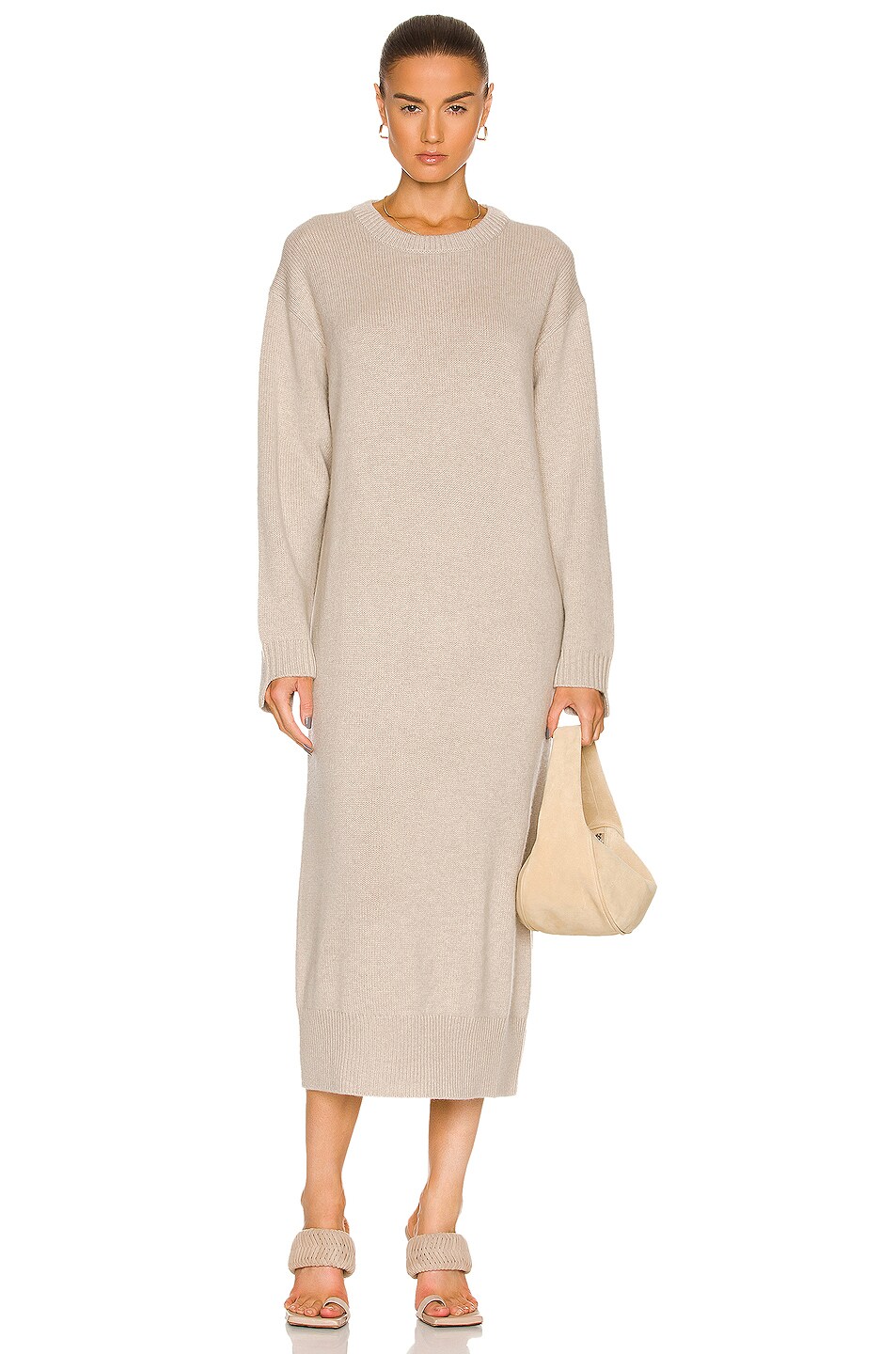 Image 1 of Lisa Yang Abigail Cashmere Dress in Sand