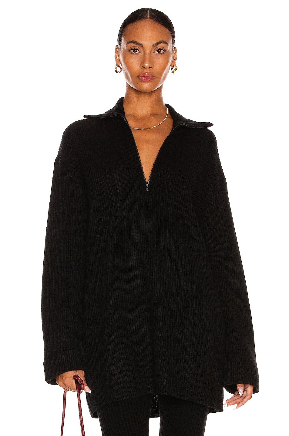 Image 1 of Lisa Yang Cashmere Aubree Sweater in Black