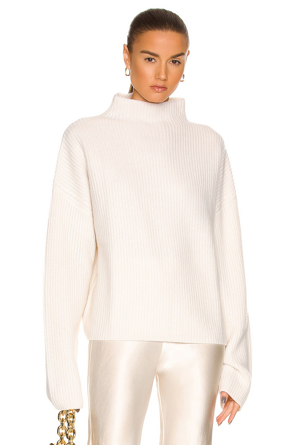 Image 1 of Lisa Yang Antoinette Cashmere Sweater in Cream