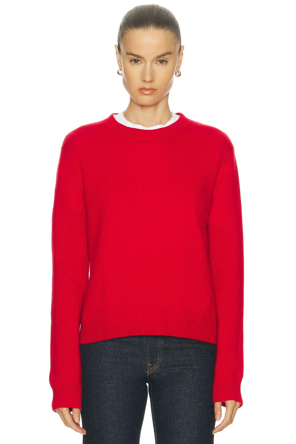 Image 1 of Lisa Yang Mable Sweater in Goji Berry