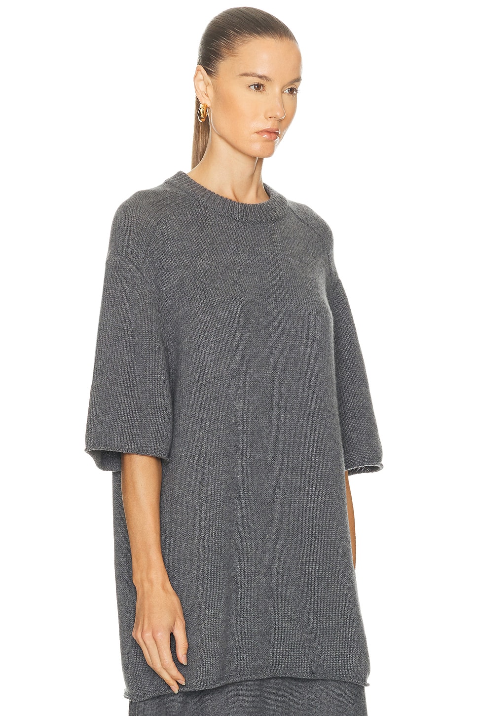 Lisa Yang Elvina Sweater In Gray