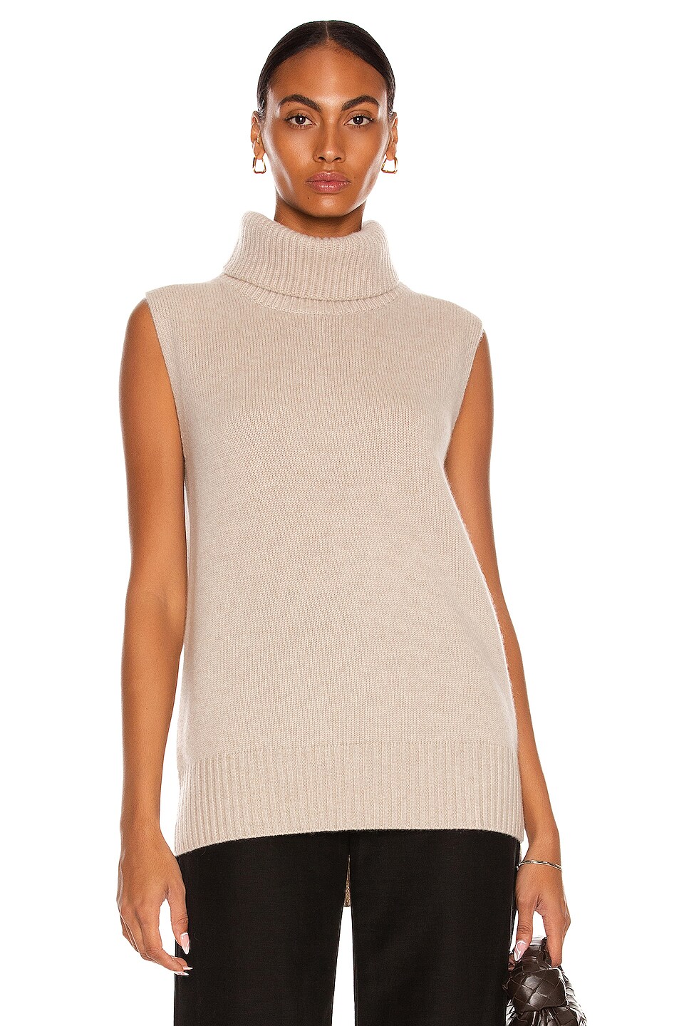 Image 1 of Lisa Yang Cashmere Molly Sweater in Sand