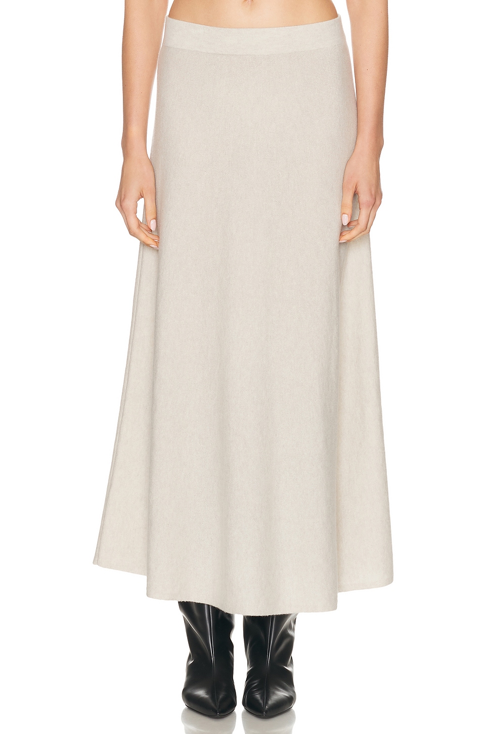 Image 1 of Lisa Yang Torie Skirt in Oyster