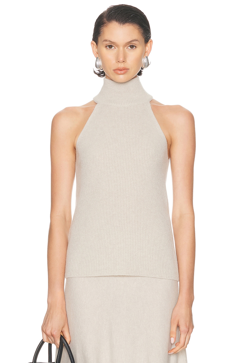 Lisa Yang Beige Freya Tank Top In Neutral