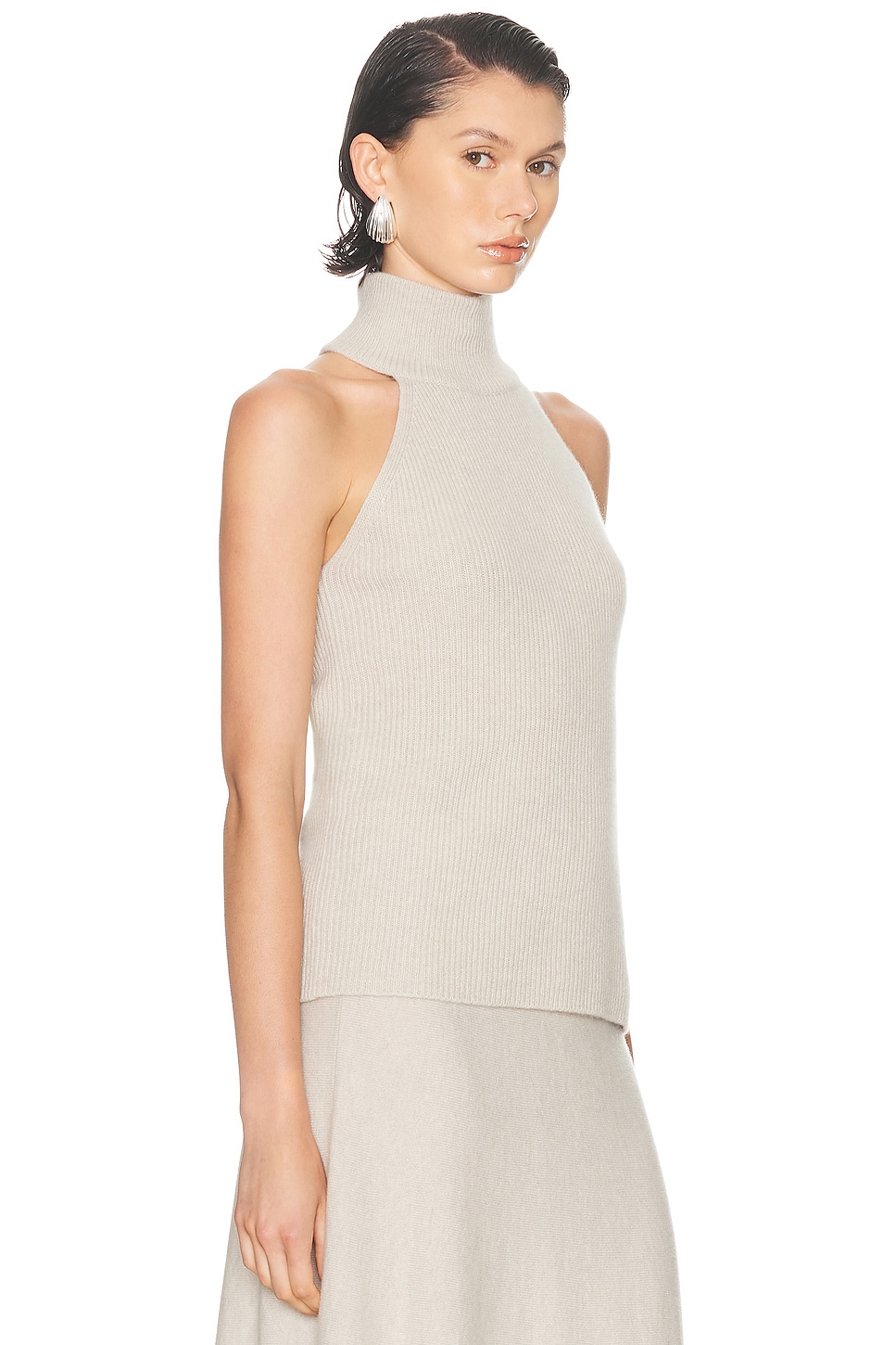 Lisa Yang Beige Freya Tank Top In Neutral