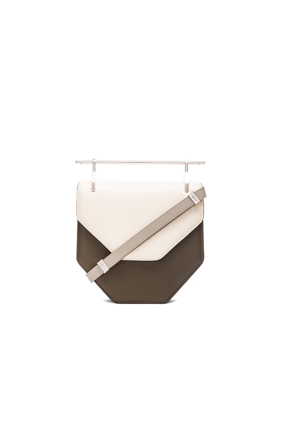 Image 1 of M2Malletier Amor Fati Bag in Forest & Ivory