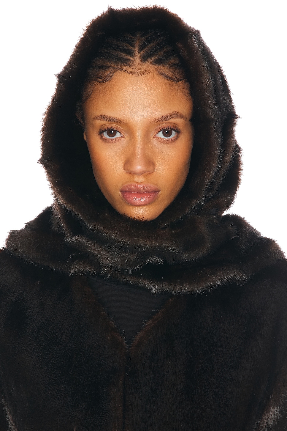 MAGDA BUTRYM FAUX FUR WRAP SCARF 