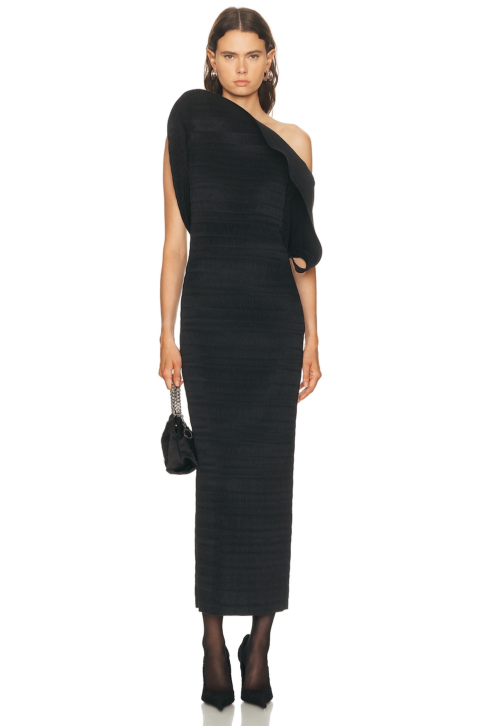 Image 1 of Magda Butrym Strapless Long Dress in Black