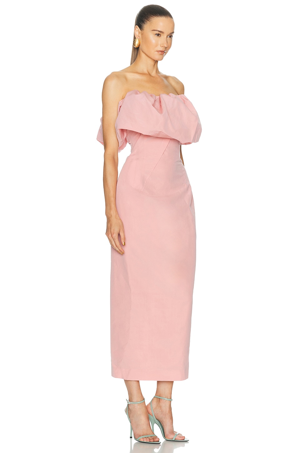 Strapless Midi Dress