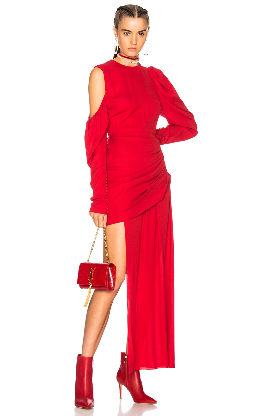 Image 1 of Magda Butrym Sevilla Dress in Red