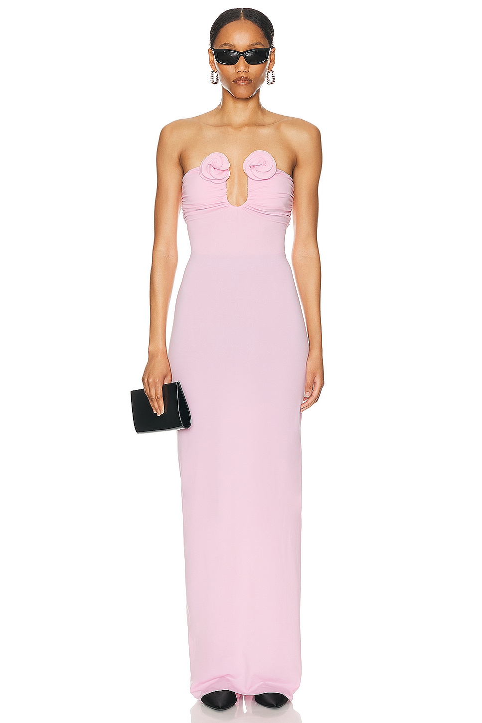Image 1 of Magda Butrym Strapless Maxi Dress in Pink