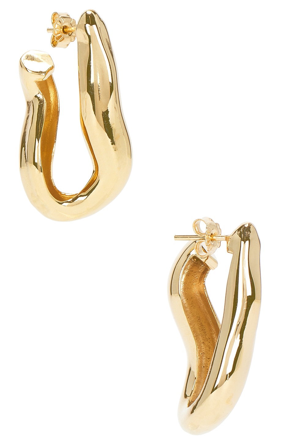 Image 1 of Magda Butrym Symmetrical Earrings in Gold