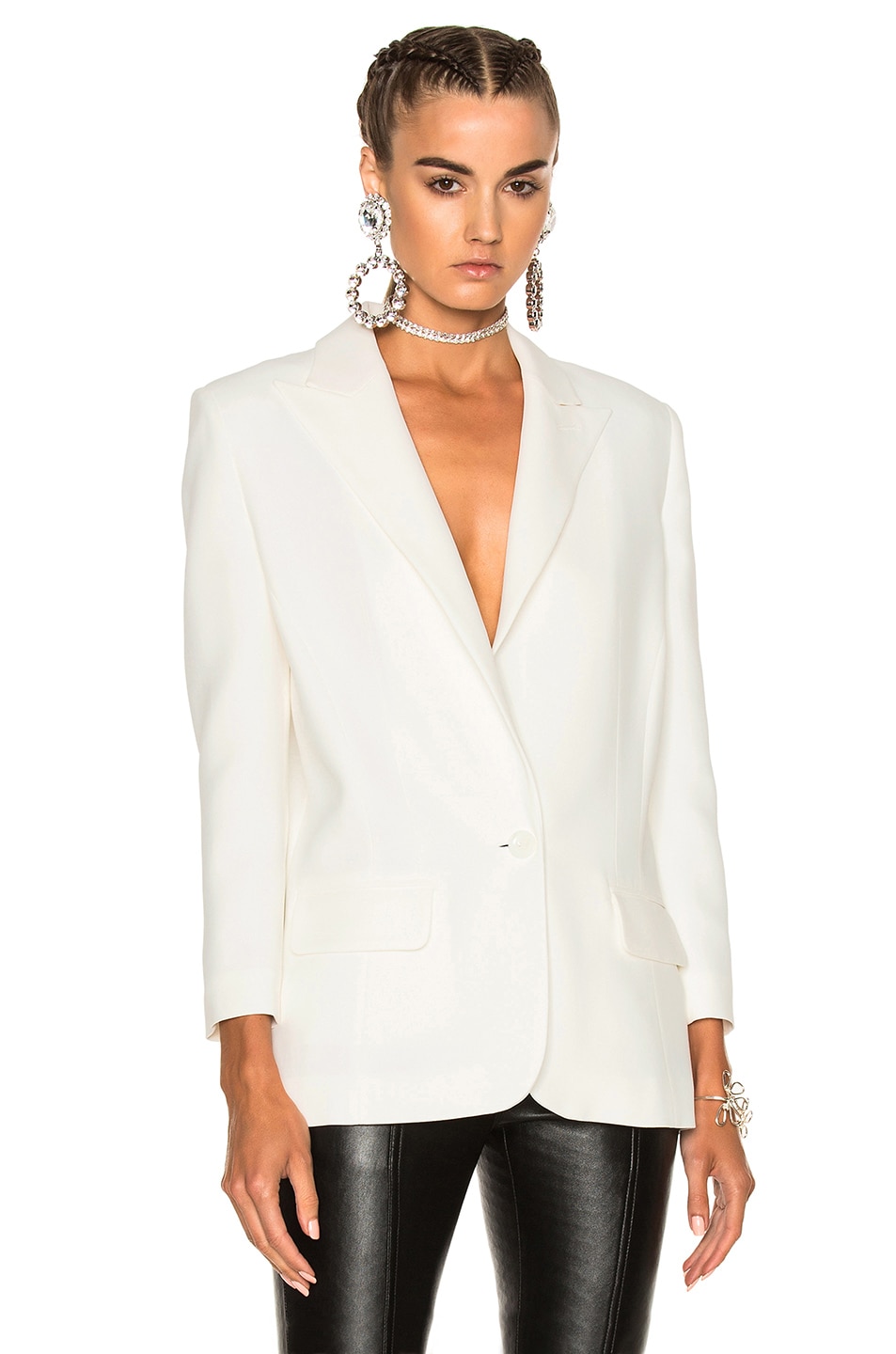 Image 1 of Magda Butrym San Carlos Blazer Jacket in White