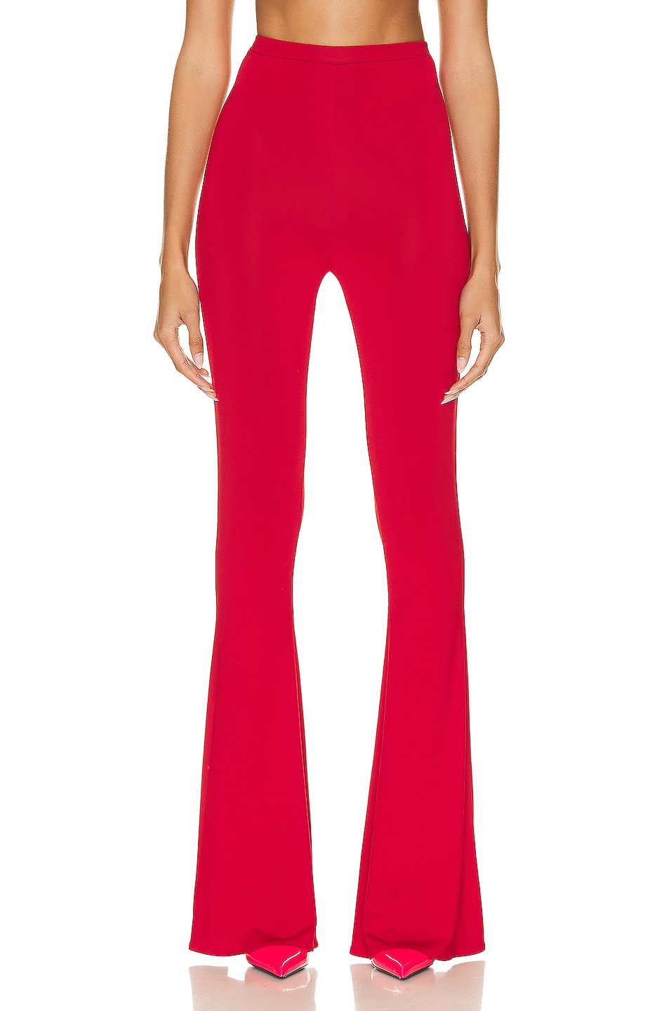 Image 1 of Magda Butrym Flare Pant in Red