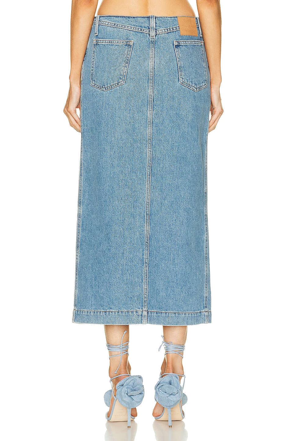 Magda Butrym Denim Skirt in Blue FWRD