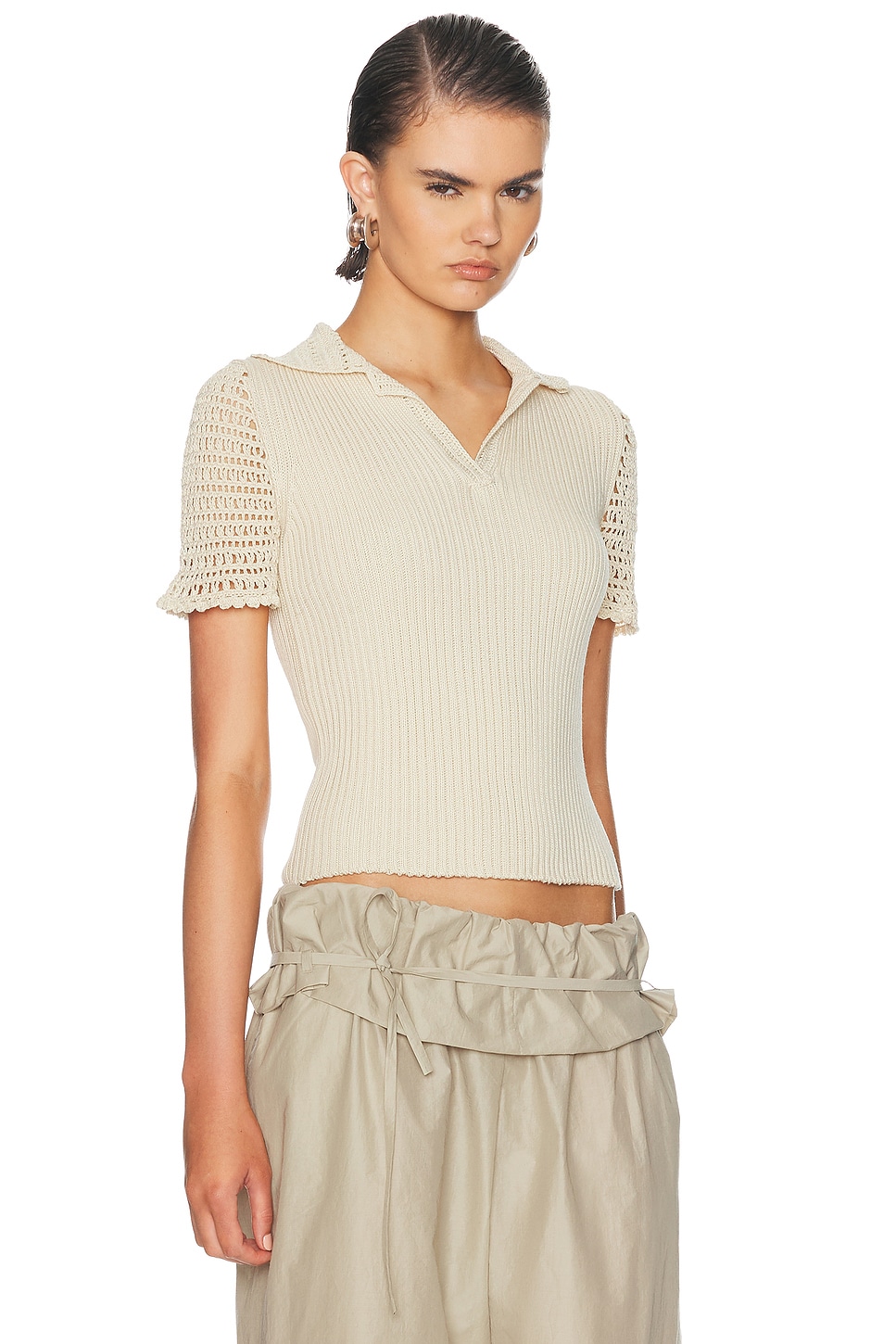 Short Sleeve Polo Top