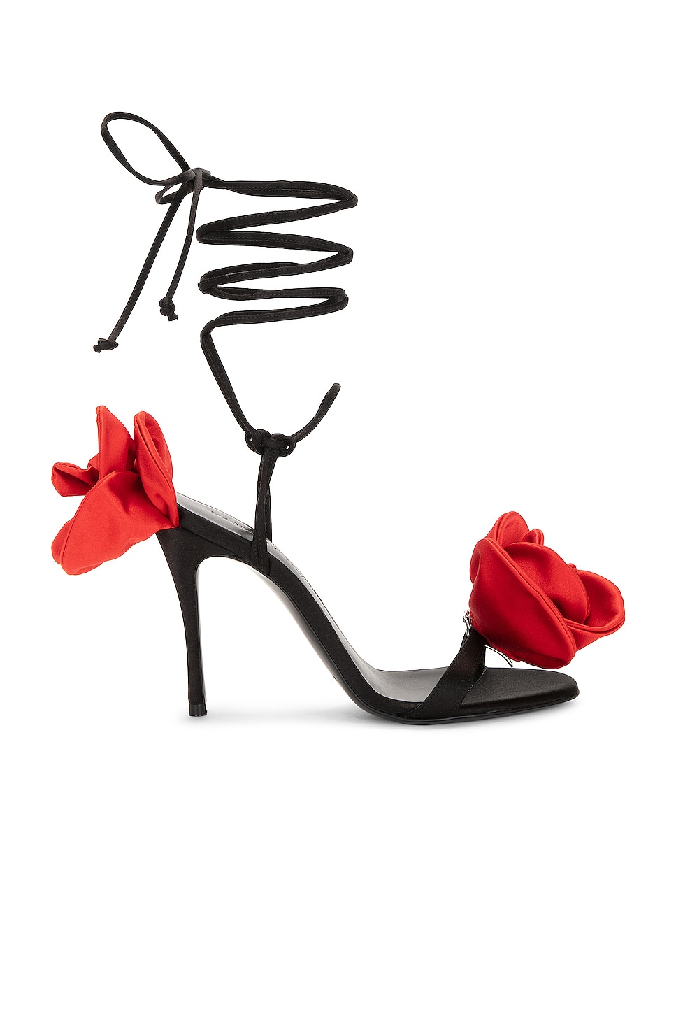 Flower Sandal in Black