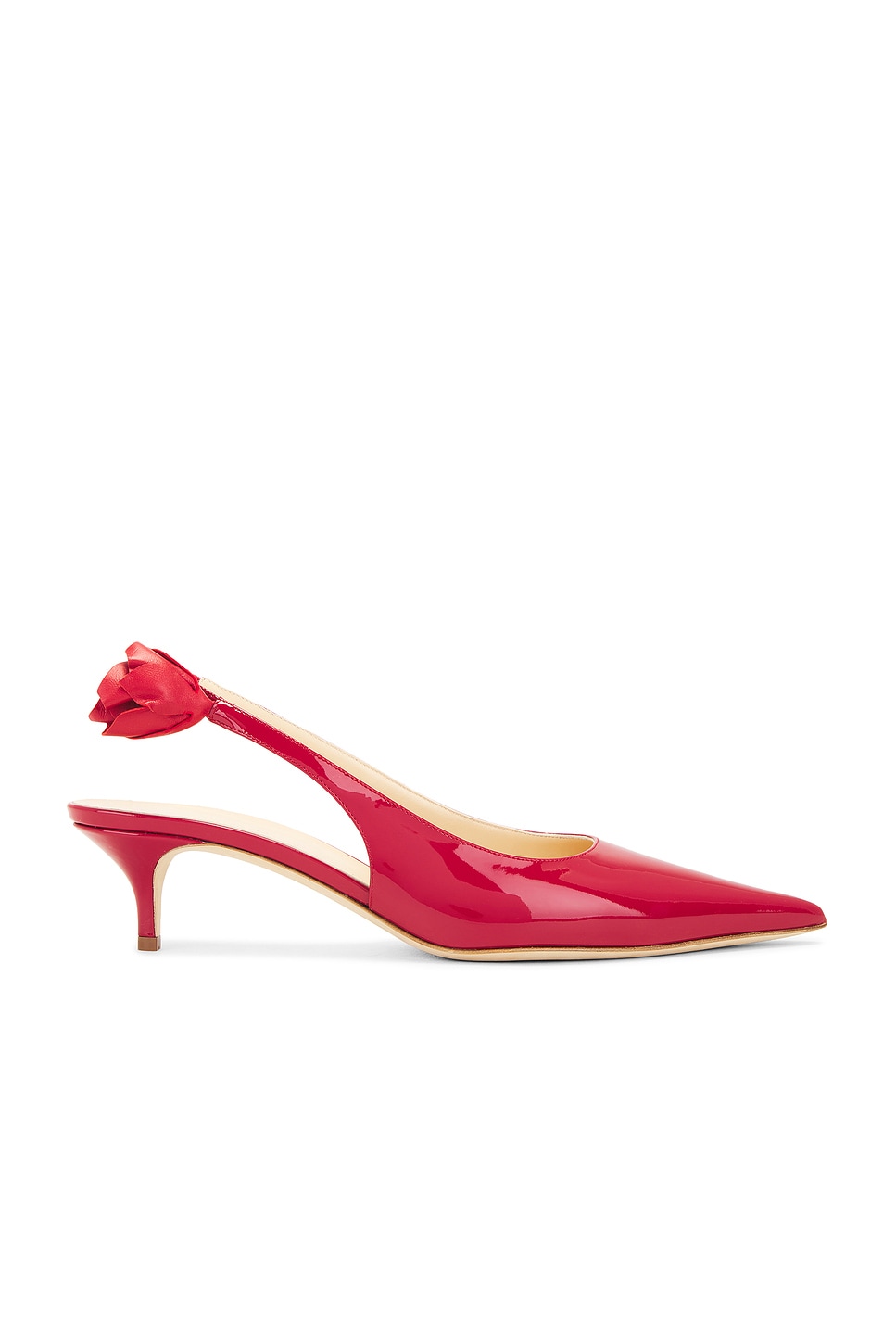 Image 1 of Magda Butrym Sling Back Kitten Heel in Red