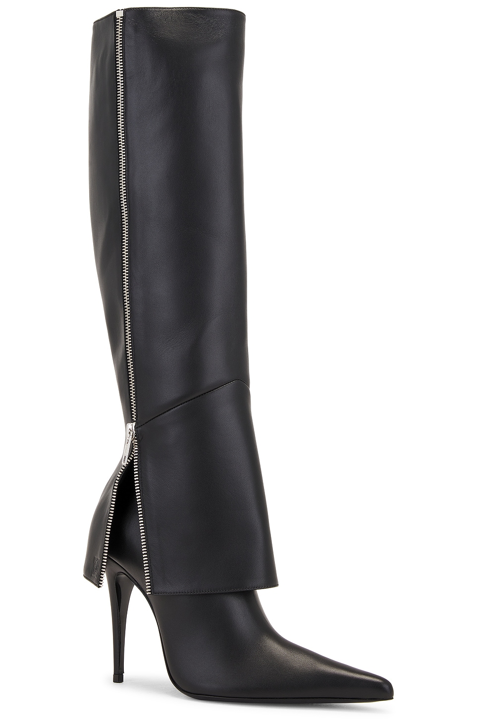 Shop Magda Butrym Knee High Boot In Black