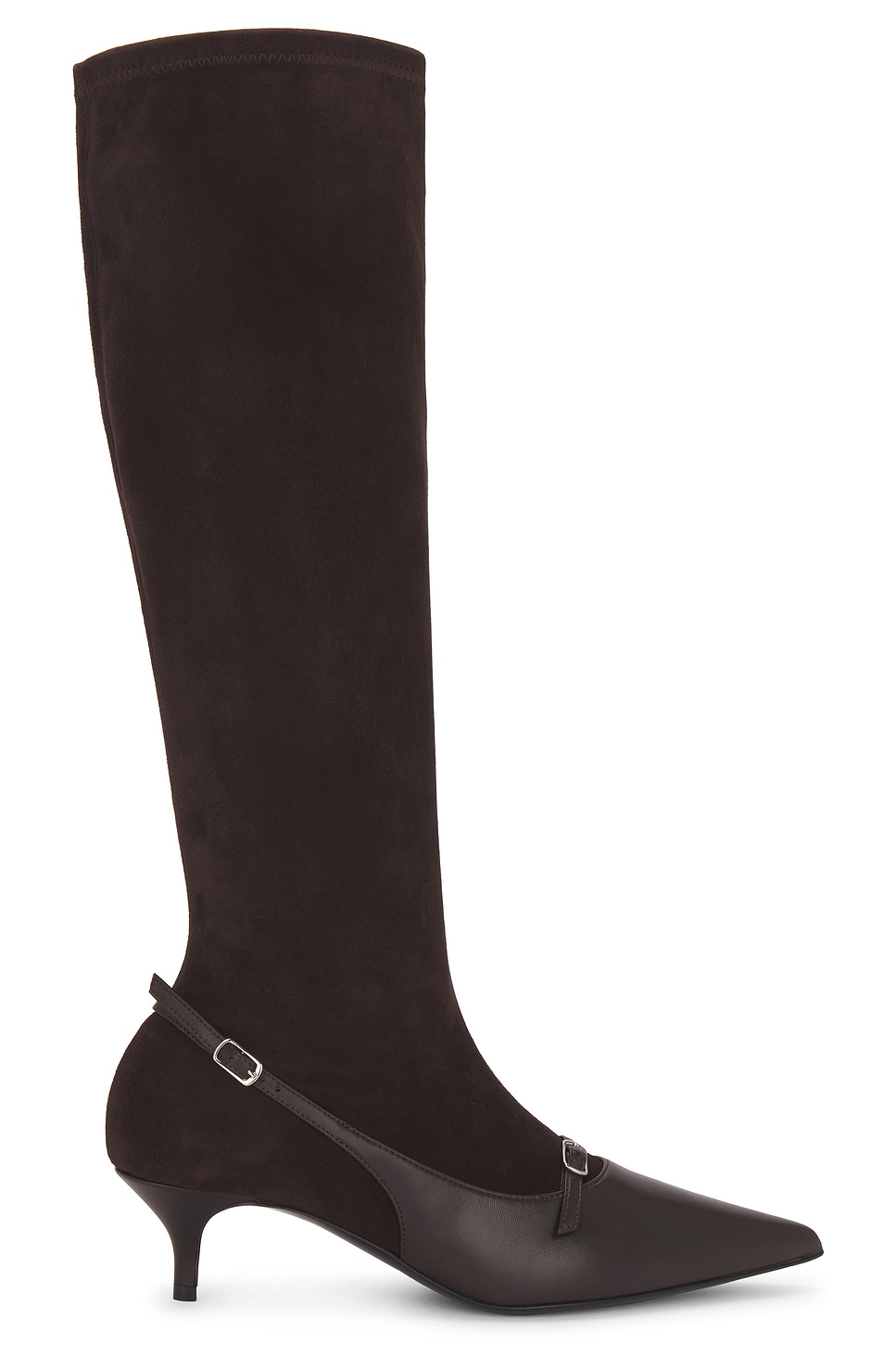 Image 1 of Magda Butrym Knee High Boots in Brown