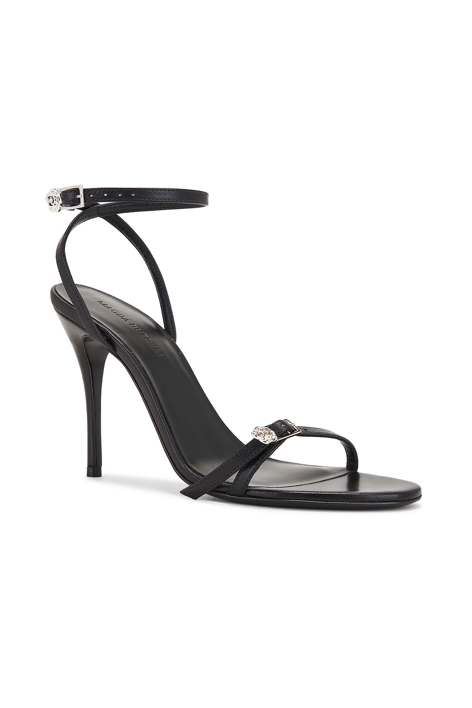 Magda Butrym Ankle Strap Sandal In Black