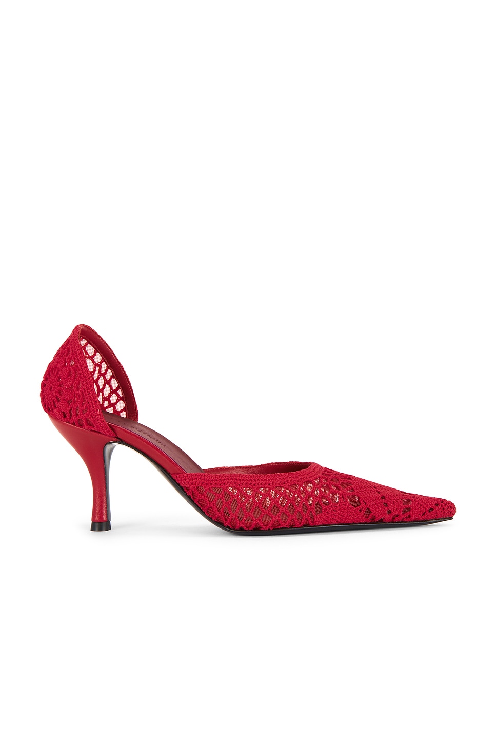 Image 1 of Magda Butrym Crochet Pump in Red