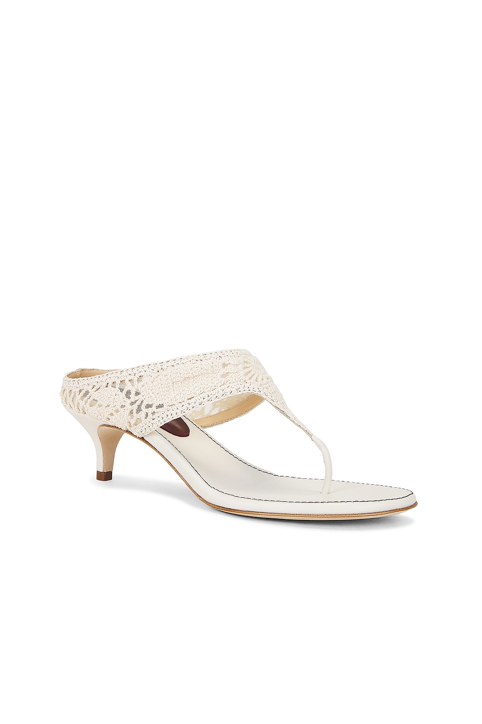 Magda Butrym Thing Crochet Heel In White